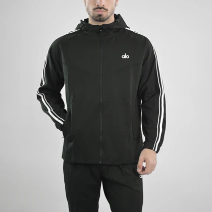 ست سویشرت و شلوار گرمکن اسپرت الو مدل 17006 مشکی