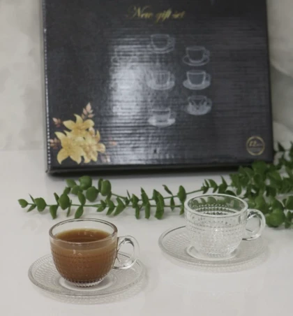 ست فنجان و نعلبکی چای خوری طرحدار