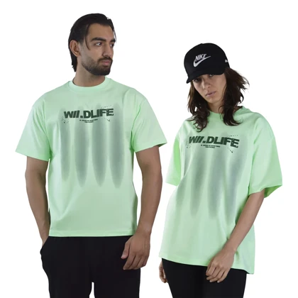 تیشرت باکسی اسپرت توبن هوم مدل GB816 سبز آدامسی