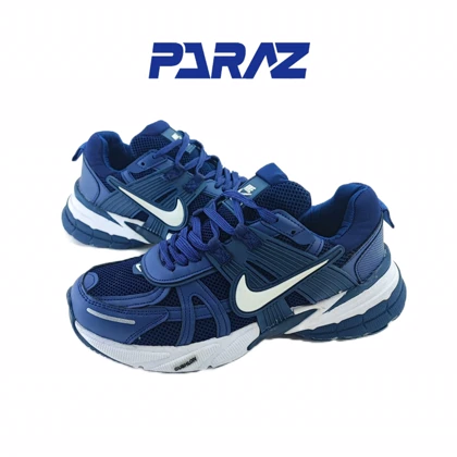 کفش اسپرت زنانه تمام وارداتی برند نایکی nike مدل وی تو کی V2K سرمه‌ای کد 683
