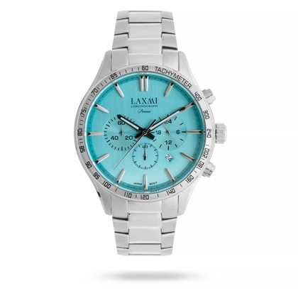 ساعت مچی مردانه لاکسمی بند استیل نقره ای کد Laxmi 8905