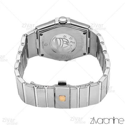 ساعت امگا کانسلیشن مردانه نقره ای صفحه مشکی 106083