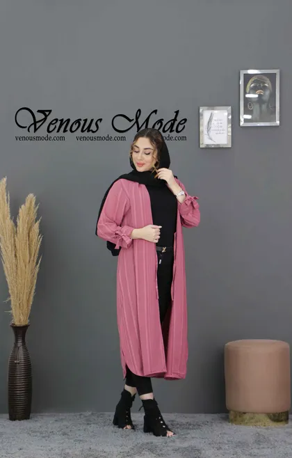 مانتو کراش آستین بنددار