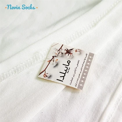 تاپ راحتی زنانه مدل یقه گیپوری پاپیون کد 5730