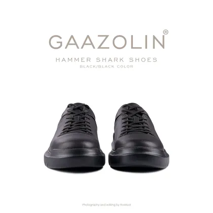 کتانی هامر شارک گازولین تمام مشکی - GAAZOLIN Hammer Shark Black/Black Color