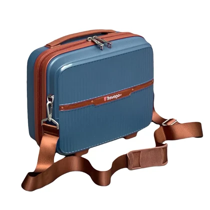 چمدان نشکن تراولگو مدل TRAVEL GO - TV7575 TRIP TIME SERIES سری 4 عددی ( به همراه چمدان آرایشی هدیه )
