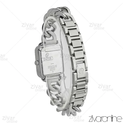 ساعت داتیس زنانه بند کارتیری صفحه سرمه ای مهندسی 107226