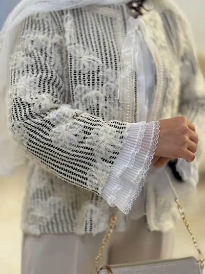 کت ربان دوزی خارجی مهرا