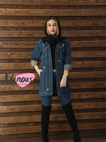 کت جین کثیف شور