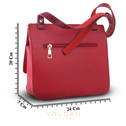 ست هدیه زنانه چرم یلسان مدل ساینا کد RDS-CHN-056-GC