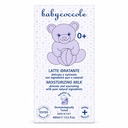 لوسیون بدن کودک بیبی کوکول Moisturizing Milk حجم 400 میلی‌لیتر