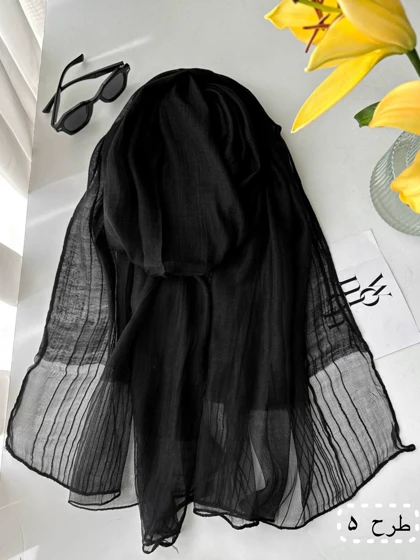 شال ویسکوز مشکی