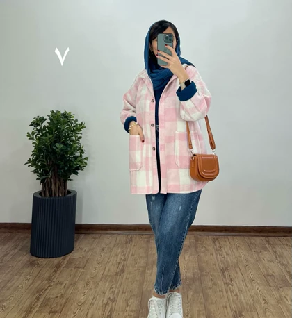 کت پشمی آلبالو