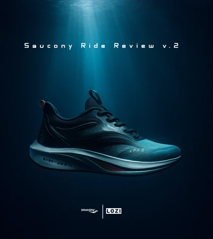 کفش کتانی مشکی سبز Saucony Ride Review v.2 مدل 7390
