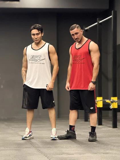 ست بسکتبالی نایک (Nike Just Do It) پارچه فلامنت طرح آجری (8 رنگ)