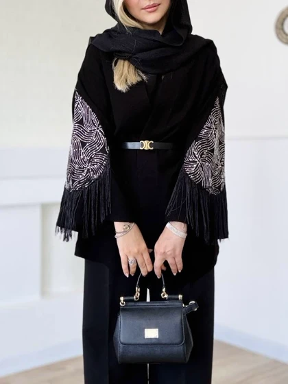 مانتو زنانه مدل تابان(ارسال فوری)
