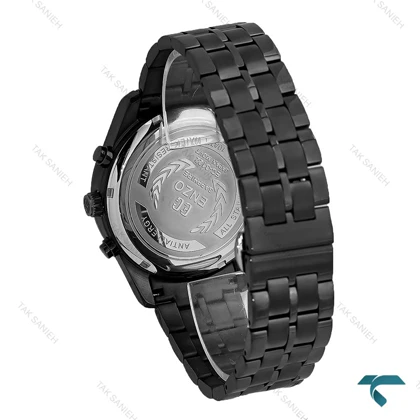 ساعت مچی مردانه انزو EC-3122 سه موتوره فول مشکی Enzo-8763-G