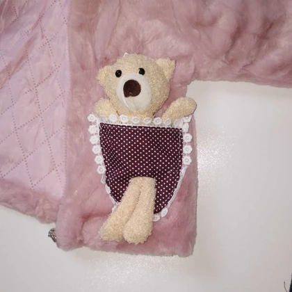 پالتو دخترانه پولیشی مدل خرگوش