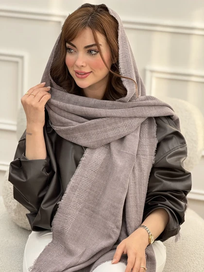 شال پاییزه حاشیه سه خط