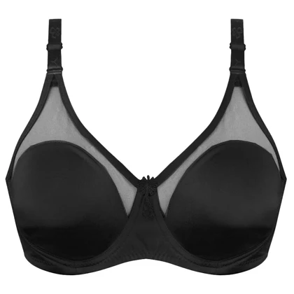 سوتین زنانه رنگ مشکی پانیذ مدل 22200