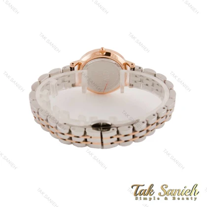 ساعت دنیل ولینگتون زنانه دورنگ رزگلد صفحه سبز DW-4712-L