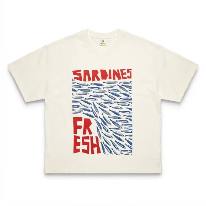 تیشرت زنانه مدل Sardines کد 203