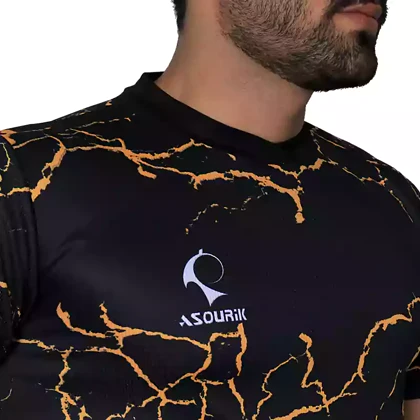 ست لباس و شورت ورزشی طرح مذاب