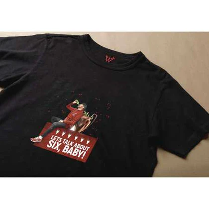 تیشرت طرح LET'S TALK ABOUT SIX BABY