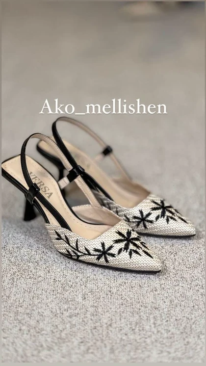 پاشنه کنف گلدوزی کد 6376