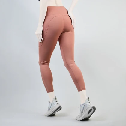 لگ ورزشی زنانه شانکارتی جیب‌دار مدل V18008 گلبهی