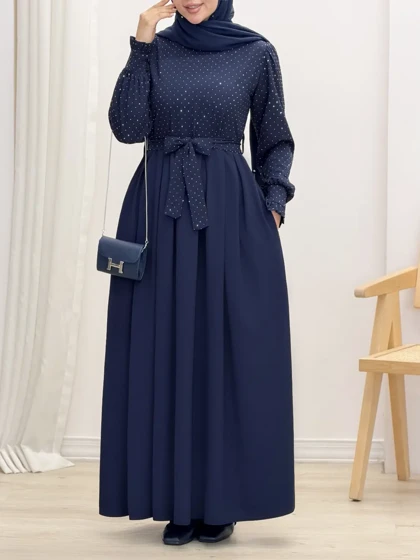 3228-پیراهن مزونی نگین