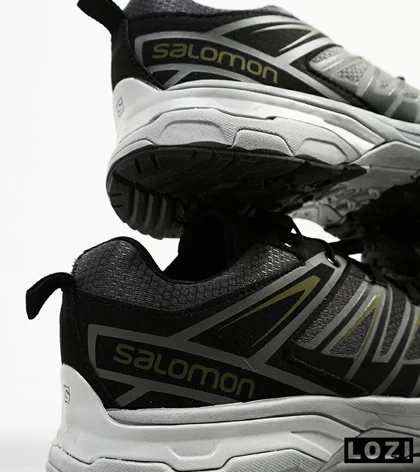 کفش کتانی مشکی طوسی سبز Salomon X ULTRA