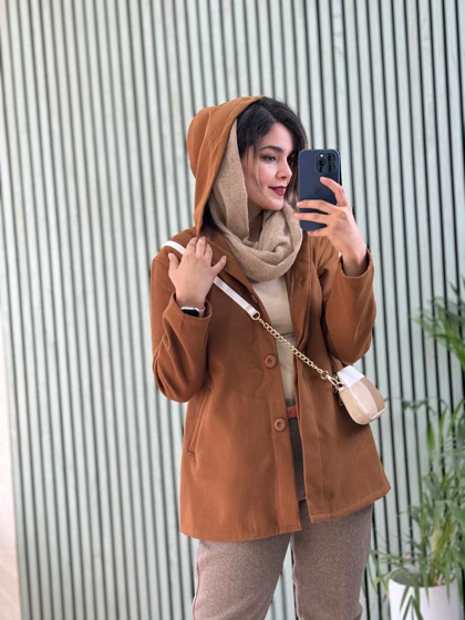 پالتو فوتر کلاهدار