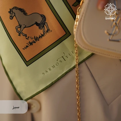روسری ابریشم توییل هورس
