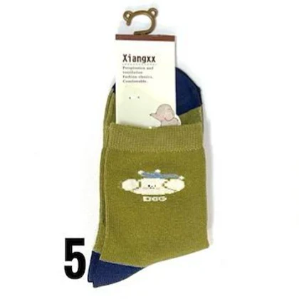 جوراب ساق بلند فانتزی سوپر نخ پنبه بچگانه 8-12سال