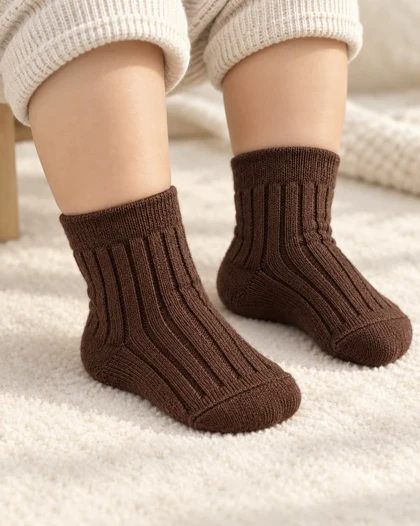 جوراب نیم ساق کبریتی ( کودک ) کد 31381