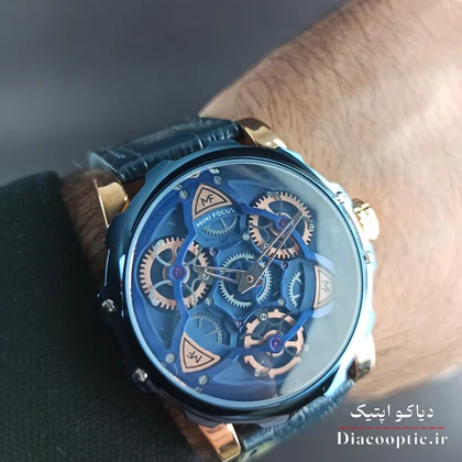 ساعت مچی مردانه اورجینال موتور ژاپن برند مینی فوکوس مدل Mf0249G.04 بند چرم
