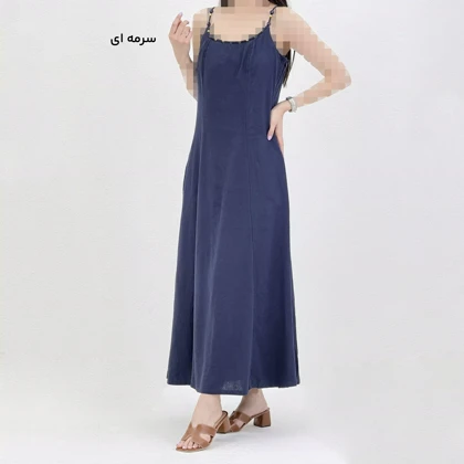 پیراهن زنانه بلند لینن