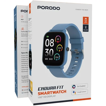 ساعت هوشمند پورودو Porodo مدل PDSW1830HBK با نمایشگر AMOLED