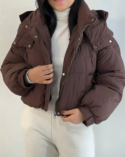 کاپشن پافری گرماژ بالا کد 5346