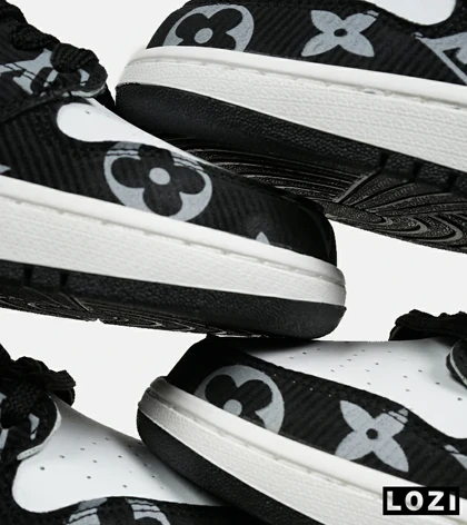 کفش کتانی مردانه و زنانه NIKE LOUIS VUITTON x travis scott مدل 6646