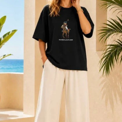 تیشرت باکسی اسب POLO
