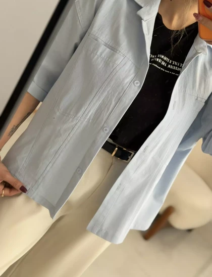 شومیز لینن 3170