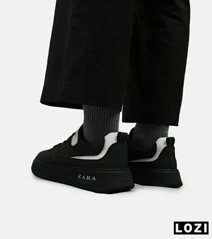 کفش کتانی کژوال کلاسیک مشکی Zara
