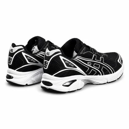 کفش کتانی بزرگ پا (کیفیتاورجینال) مدل اسیکس مشکی سفید ASICS