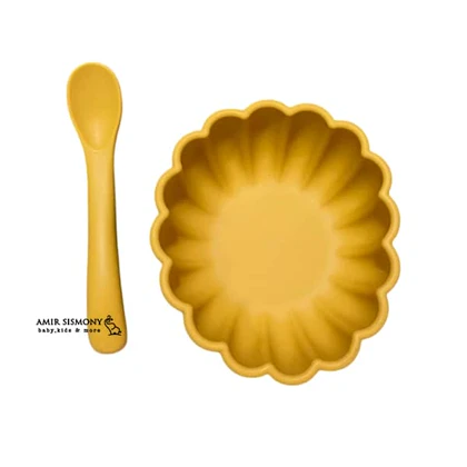 ست کاسه و قاشق سیلیکونی