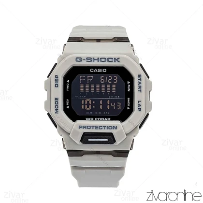 ساعت جی شاک GB200 دیجیتالی مردانه تمام طوسی 105964