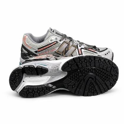 کتانی مردانه نیوبالانس طوسی نارنجی New BALANCE 1906