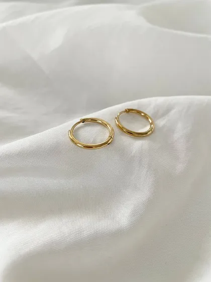 گوشواره حلقه‌ای ساده