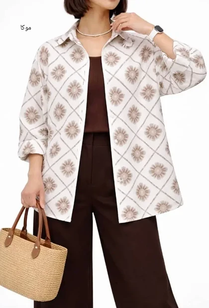 تونیک مانتویی لینن شبنم 1